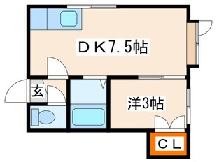 アーバンテラス南8条Ⅱの物件間取画像